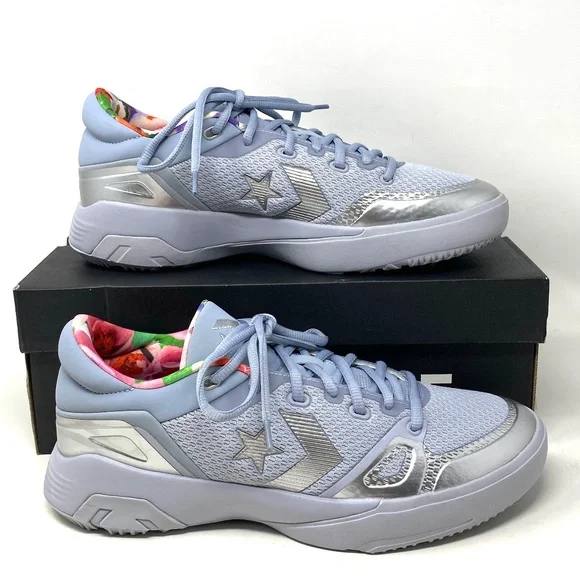 Converse G4 OX Obsidian Low Top Blue Silver Mesh Men’s Size Sneakers 170298C - Picture 3 of 11